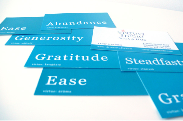 Virtues Studio Business Cards
