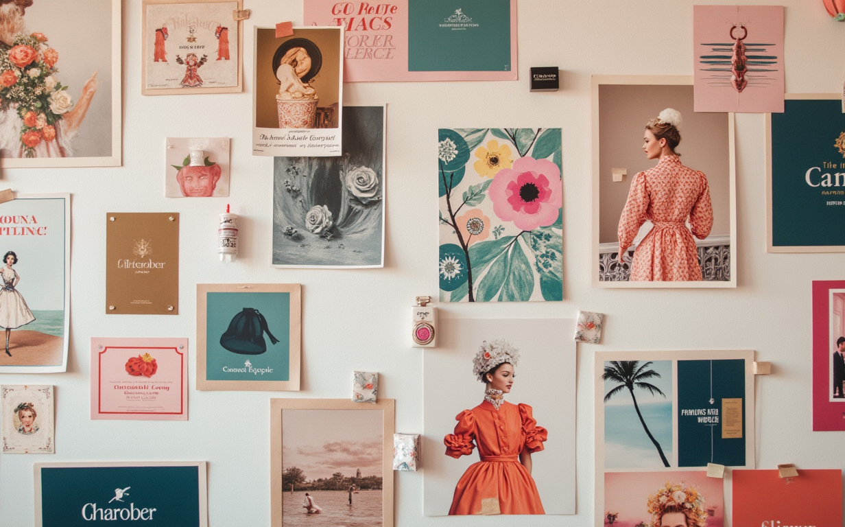 brand alignment moodboard wall